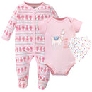 Hudson Baby 3pcs Layette Set-1
