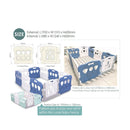 Small Small World Lunar Baby Fence (Compatible with Parklon Playmat)-1
