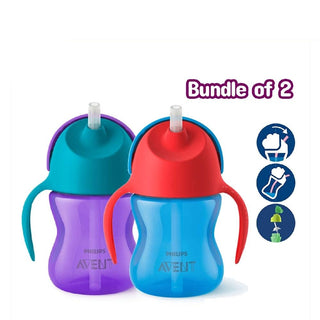 Philips Avent Bendy Straw Cup 200ml Bundle set of 2