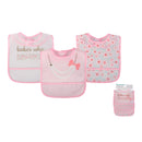 Hudson Baby 3pcs PEVA Waterproof Bibs-4