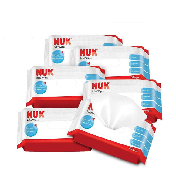 NUK Baby Wet Wipes 80s