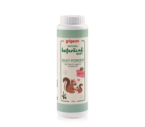 Pigeon Natural Botanical Baby Silky Powder 125g (Promo)