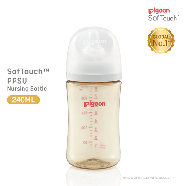 Pigeon SofTouch™ PPSU Nursing Bottle (160ml/240ml)