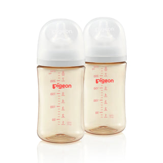Buy 240ml-x2-3-m Pigeon SofTouch™ PPSU Nursing Bottle (160ml/240ml)