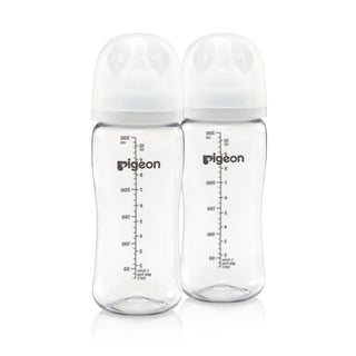 Buy logo-300ml-x2-0-m [NEW] Pigeon SofTouch™ T-Ester Nursing Bottle (Wide-Neck)(200ml/300ml)
