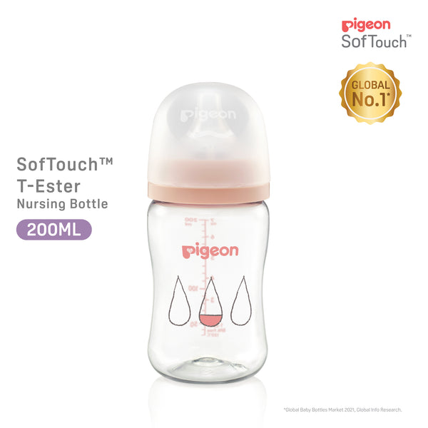 [NEW] Pigeon SofTouch™ T-Ester Nursing Bottle (Wide-Neck)(200ml/300ml)