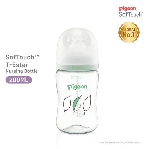 [NEW] Pigeon SofTouch™ T-Ester Nursing Bottle (Wide-Neck)(200ml/300ml)