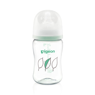 Buy leaf-200ml-0-m [NEW] Pigeon SofTouch™ T-Ester Nursing Bottle (Wide-Neck)(200ml/300ml)
