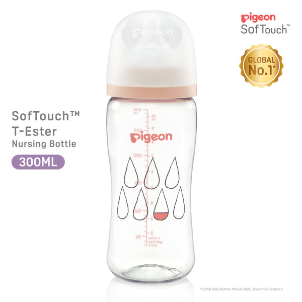 [NEW] Pigeon SofTouch™ T-Ester Nursing Bottle (Wide-Neck)(200ml/300ml)