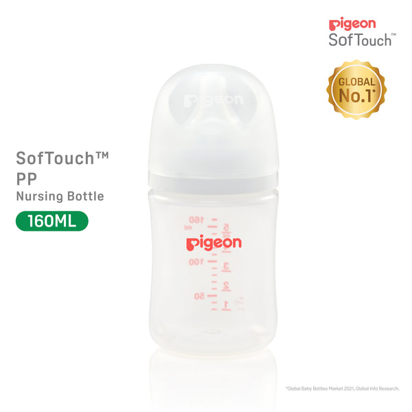 Pigeon SofTouch™ PP Nursing Bottle (160ml/240ml/330ml)