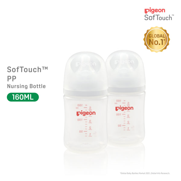 Pigeon SofTouch™ PP Nursing Bottle (160ml/240ml/330ml)