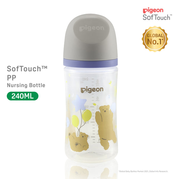 Pigeon SofTouch™ PP Nursing Bottle (160ml/240ml/330ml)