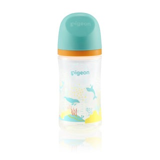 Buy dolphin-240ml-3-m Pigeon SofTouch™ PP Nursing Bottle (160ml/240ml/330ml)