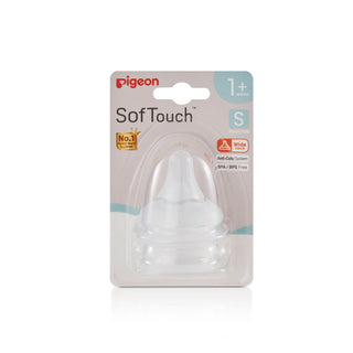 Buy s-1-months [NEW] Pigeon SofTouch™ Wide Neck Nipple