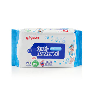 Pigeon Anti-bacterial Wet Wipes 60pcs Per Pack (Promo)