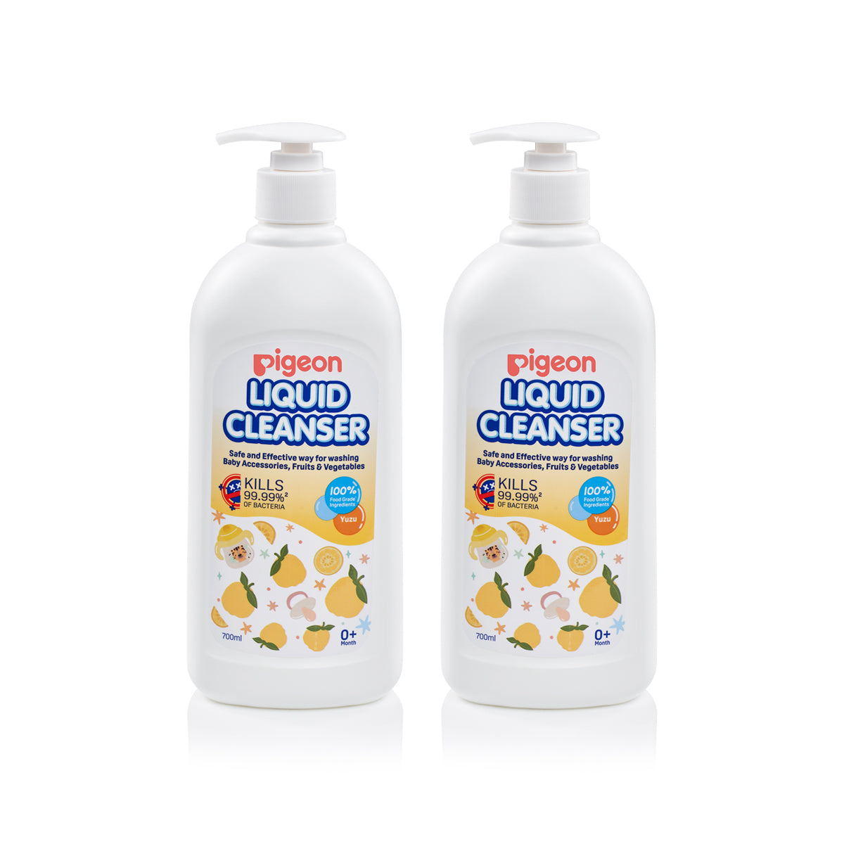 Pigeon 100% Food Grade Bottle Liquid Cleanser Yuzu Collection (700ml)