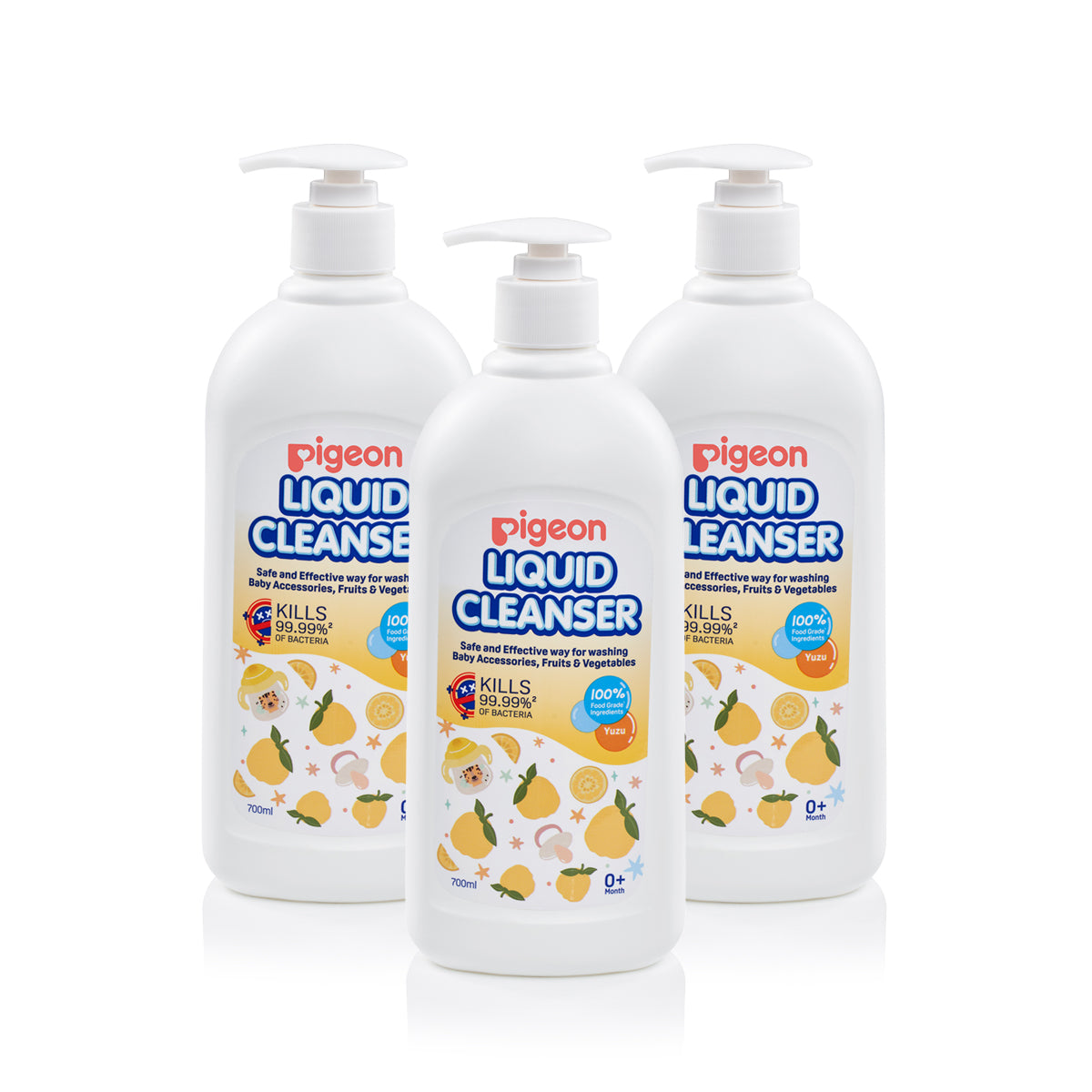 Pigeon 100% Food Grade Bottle Liquid Cleanser Yuzu Collection (700ml)