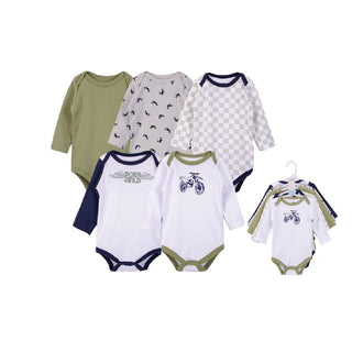 Hudson Baby 5pcs Long Sleeve Bodysuit Set