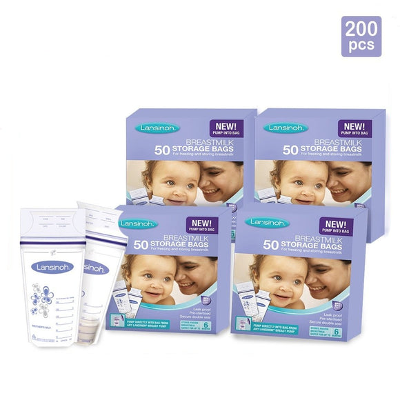 Lansinoh Breastmilk Storage Bags 6oz/180ml (50 per pack)