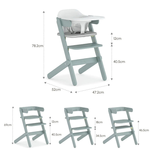 Australia Boori Neat Baby High Chair (Free Tray and Harness)
