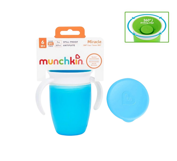 Munchkin Miracle 360° Trainer Cup - 7oz/207ml with Lid (NEW)