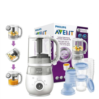 Philips Avent 4 in 1 Healthy Baby Food Maker and Storage Cup Set (Promo)