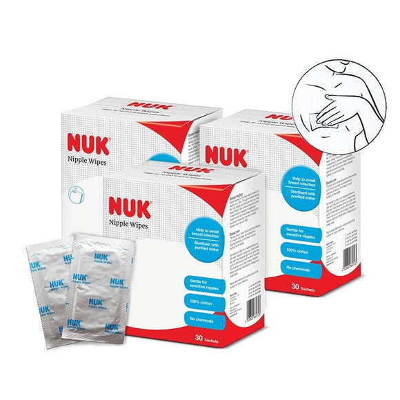 NUK Nipple Wipes - 30PCS Per Pack