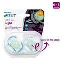 Philips Avent Ultra Air Nightlight Baby Soother (0-6m) (6-18m)