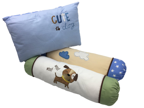 Babydreams 100% Cotton Pillow and Bolster Set