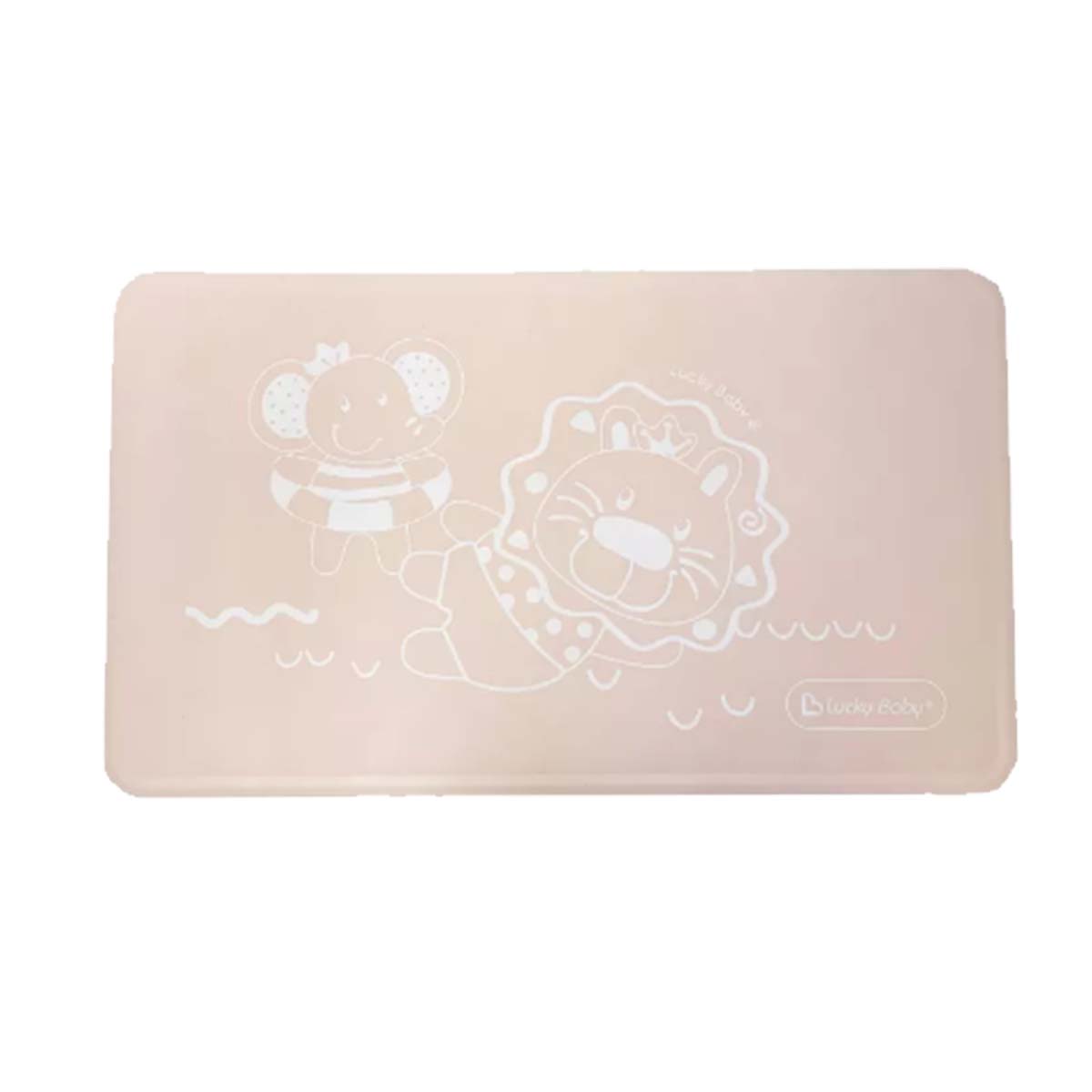 Lucky Baby Non Slip Suction Bath Mat 58cm X 34cm