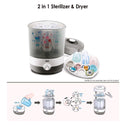 NUK 2 in 1 Sterilizer & Dryer + Bottle Cleanser 750ml x2 Bundle Set (Promo)
