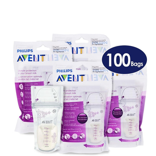 Philips Avent Breastmilk Storage Bag 180ml Collection - 25 Bags Per Pack