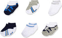 Luvable Friends 6 Pairs Baby No Show Socks (0-24m)