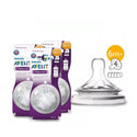 Philips Avent Natural Teat 4 Holes Fast Flow Bundle of 3 (Promo)