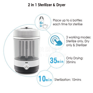 NUK 2 In 1 Sterilizer and Dryer - 0
