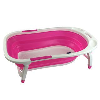Buy pink Lucky Baby Folding Compact Bath Tub