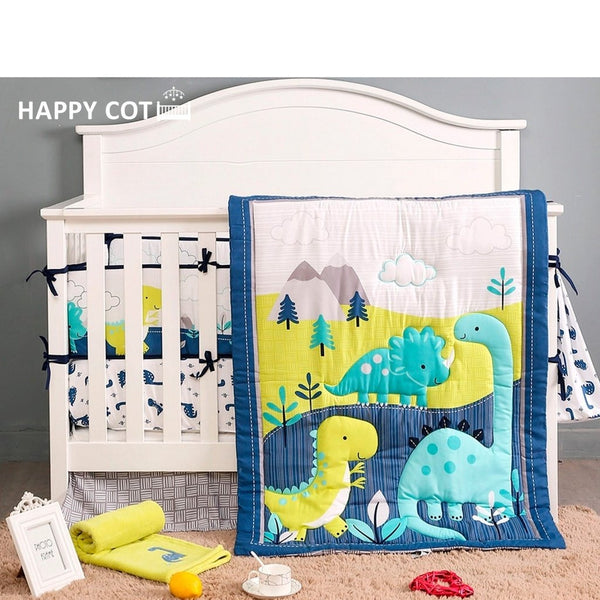 Happy Cot Happy Wonder+ 5-in-1 Baby Cot FREE Anti-Dust Mite Upholstered Foam Mattress