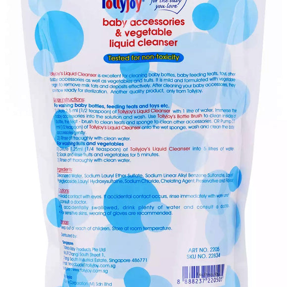 Tollyjoy Baby Accessories and Vegetable Liquid Cleanser