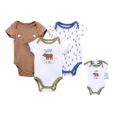 Hudson Baby 3pcs Bodysuit (0-3m/3-6m) - 0