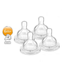 Philips Avent Classic+ Teats 6M 4 Holes - 4pcs (Promo)