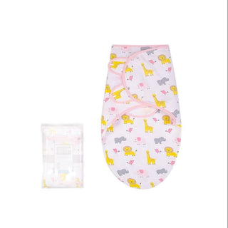 Buy animal-pink Hudson Baby Swaddle Wrap Blanket