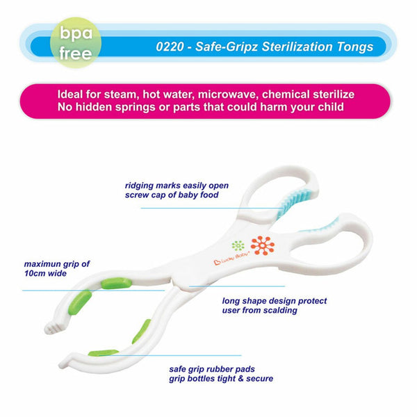 Lucky Baby Safe-Grip Sterilisation Tongs