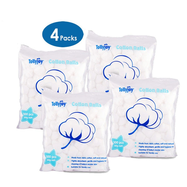 Tollyjoy Cotton Balls 100pcs (1pack / 4packs / 5packs / 10packs) (Promo)