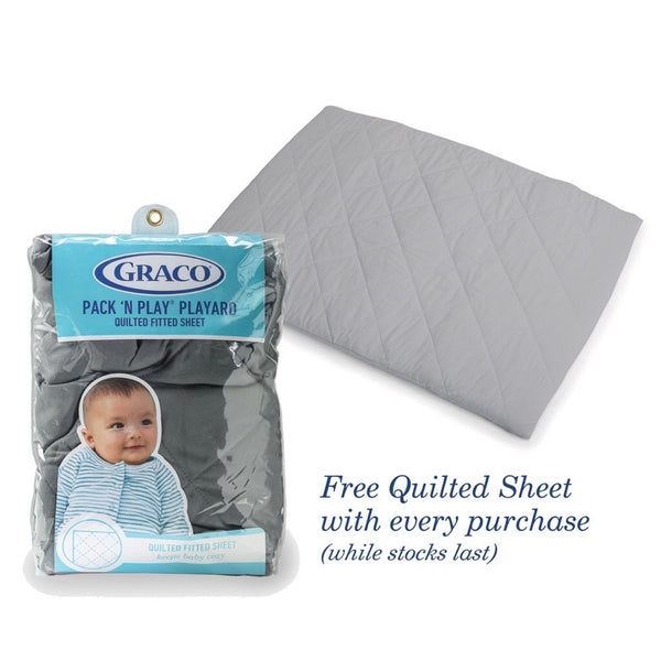 Graco Pack N Play Playard FREE Quilted Sheet