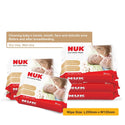 NUK Dry Cotton Baby Wipes (For dry and wet usage) (80s x 3packs) / (80s x 6packs) / (80s x 12packs)(Promo)