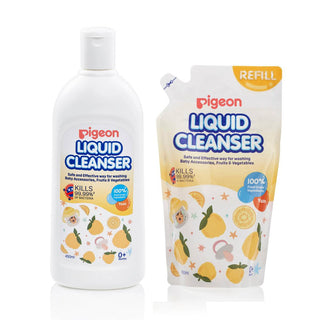 Buy 1-bottle-1-refill Pigeon 100% Food Grade Bottle Liquid Cleanser Yuzu Bundle (Promo)