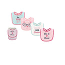Luvable Friends 4pcs Drooler Bibs With Fiber Filled-2