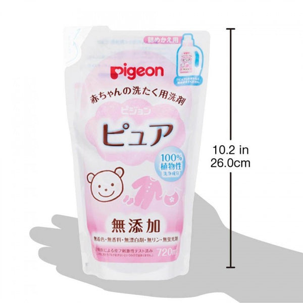 Pigeon Japan Baby Laundry Pure Detergent 720ml Refill Packs (1 Refill/3Refills/6 Refills/9 Refills/12 Refills/18 Refills)(Promo)