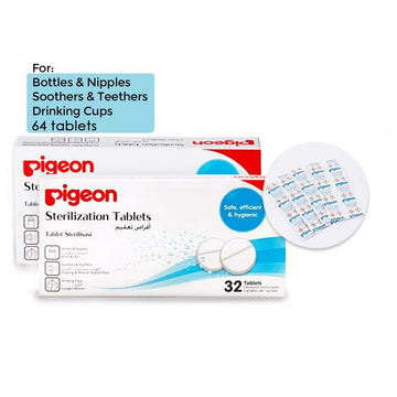 Pigeon Baby Sterilization Tablets - 32 Tablets Each Set - 0