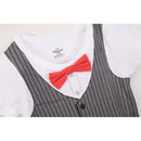 Hudson Baby 3pcs Bodysuit Short Sleeve Set (0-3m/3-6m/6-9m/9-12m)-9